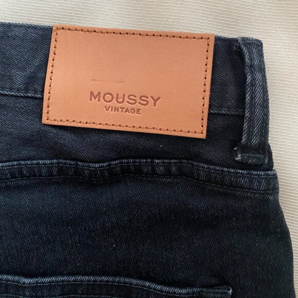 Moussy Vintage "FILER" High Waisted Skinny Jean in Black, size 31 (fits like 30) - Picture 13 of 13